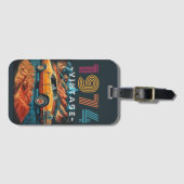 ヴィンテージ1974クール号車 ラゲッジタグ (正面横)