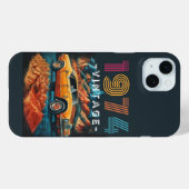 ヴィンテージ1974クール号車 Case-Mate iPhoneケース (裏面 (横))