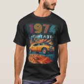 ヴィンテージ1974クール号車 Tシャツ (正面)