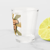 ヴィンテージ1974ショットガラス ショットグラス (右)