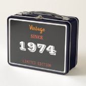 ヴィンテージ1974年限定版メタルランチボックス メタルランチボックス (正面)