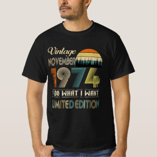 ヴィンテージ1974年11月私が欲しい限定版 Tシャツ