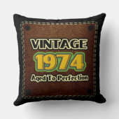 ヴィンテージ1974年 – 完全熟成 クッション (裏面)