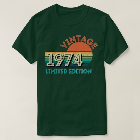 ヴィンテージ1974限定版2 Tシャツ (デザイン正面)