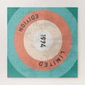 ヴィンテージ1974限定版50誕生日 ジグソーパズル (横)