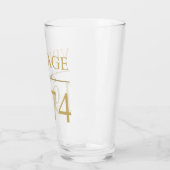 ヴィンテージ1974 50誕生日 タンブラーグラス (左)