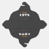 ヴィンテージ1974 52番目の誕生日優先ボックス – Limited E フェイバーボックス (見開き)