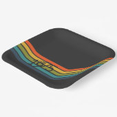 ヴィンテージ1975レトロデザイン紙プレート ペーパープレート (傾斜あり)