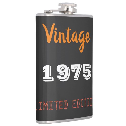 ヴィンテージ1975年限定版50誕生日 フラスク (右)