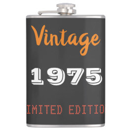 ヴィンテージ1975年限定版50誕生日 フラスク