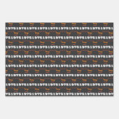 ヴィンテージ1975年限定版50誕生日 ラッピングペーパーシート (正面3)