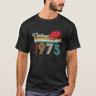 ヴィンテージ1975年50誕生日ギフト50年 Tシャツ