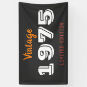 ヴィンテージ1975限定版ギフトバナー – レトロ 横断幕