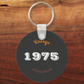 ヴィンテージ1975限定版50誕生日 キーホルダー (裏面)