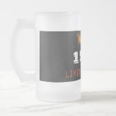 ヴィンテージ1975限定版50th誕生日ギフト フロストグラスビールジョッキ (左)