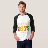 ヴィンテージ1975限定版 – 50誕生日レトロ Tシャツ (正面フル)