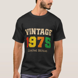 ヴィンテージ1975限定版 – 50誕生日レトロ Tシャツ