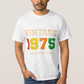 ヴィンテージ1975限定版 – 50誕生日レトロ Tシャツ
