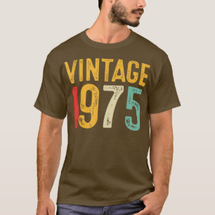 ヴィンテージ1975 47th誕生日装飾男性47 tシャツ