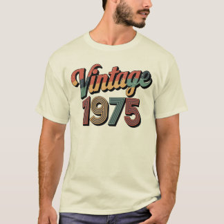 ヴィンテージ1975 50誕生日ギフト50歳 Tシャツ
