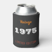 ヴィンテージ1975 Limited Edition 50th誕生日レトロ 缶クーラー (缶正面)