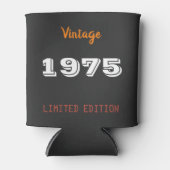 ヴィンテージ1975 Limited Edition 50th誕生日レトロ 缶クーラー (正面)