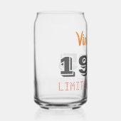 ヴィンテージ1975 Limited Edition 50th誕生日Can Gla ガラス缶 (正面)