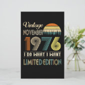 ヴィンテージ1976年11月限定版 便箋 (スタンド正面)