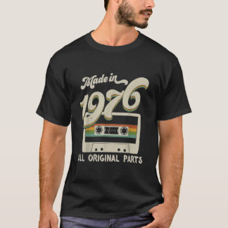 ヴィンテージ1976年44歳のオリジナルパーツB Tシャツ