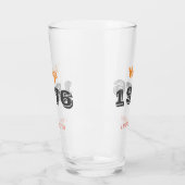 ヴィンテージ1976誕生日ガラス – 限定版50th タンブラーグラス (左)