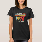 ヴィンテージ1976誕生日男女生まれ1976 Tシャツ (正面)