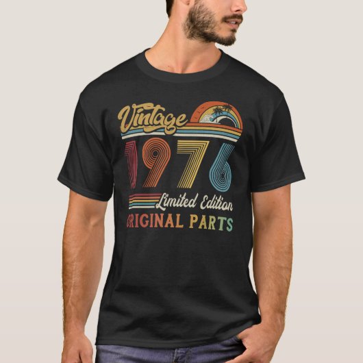 ヴィンテージ1976限定版オリジナル部品 Tシャツ (正面)