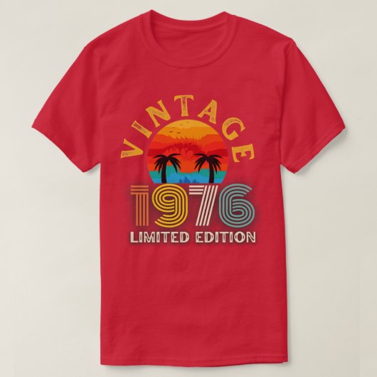 ヴィンテージ1976限定版 Tシャツ (デザイン正面)