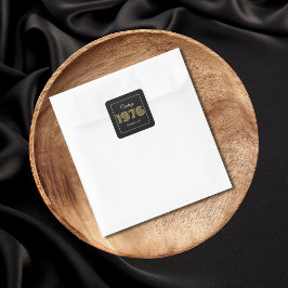 ヴィンテージ1976 レトロ 誕生日 50歳の誕生日 スクエアシール