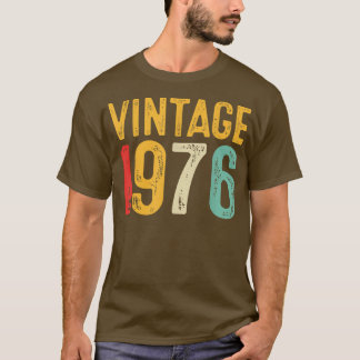 ヴィンテージ1976 46th誕生日デコレーションメンズ46 tシャツ
