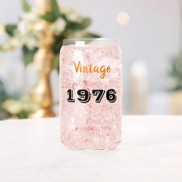 ヴィンテージ1976 50誕生日-レトロギフト50 ガラス缶