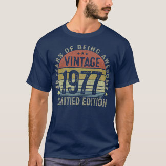 ヴィンテージ1977年限定45年贈答品 Tシャツ
