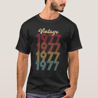 ヴィンテージ1977年1977年45誕生日45年 Tシャツ