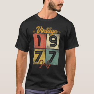ヴィンテージ1977年7月45歳 Tシャツ