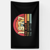 ヴィンテージ1977誕生日 横断幕 (縦)