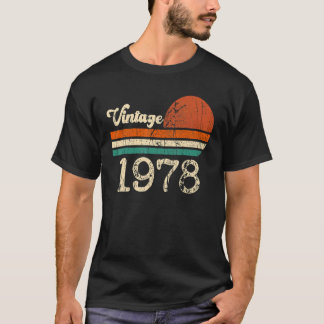ヴィンテージ1978メイド1978 45番目の誕生日服45 Tシャツ