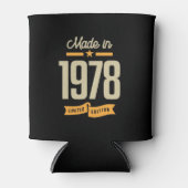 ヴィンテージ1978年以来の誕生日ギフト 缶クーラー (正面)
