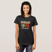ヴィンテージ1978年誕生日男女生まれ1978 Tシャツ (正面フル)