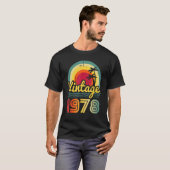 ヴィンテージ1978年44歳の男女44歳バット Tシャツ (正面フル)