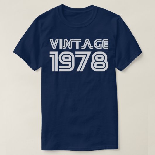 ヴィンテージ1978 1 Tシャツ (デザイン正面)