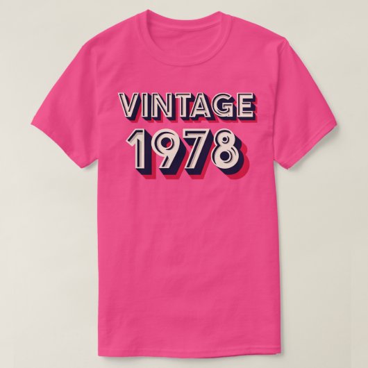 ヴィンテージ1978 Tシャツ (デザイン正面)