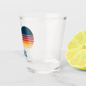 ヴィンテージ1979レトロストライプサン ショットグラス (右)