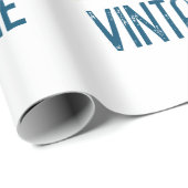 ヴィンテージ1979レトロストライプサン ラッピングペーパー (ロールコーナー)