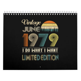ヴィンテージ1979年6月私が欲しい限定版 カレンダー