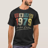 ヴィンテージ1979限定版誕生日 Tシャツ (正面)